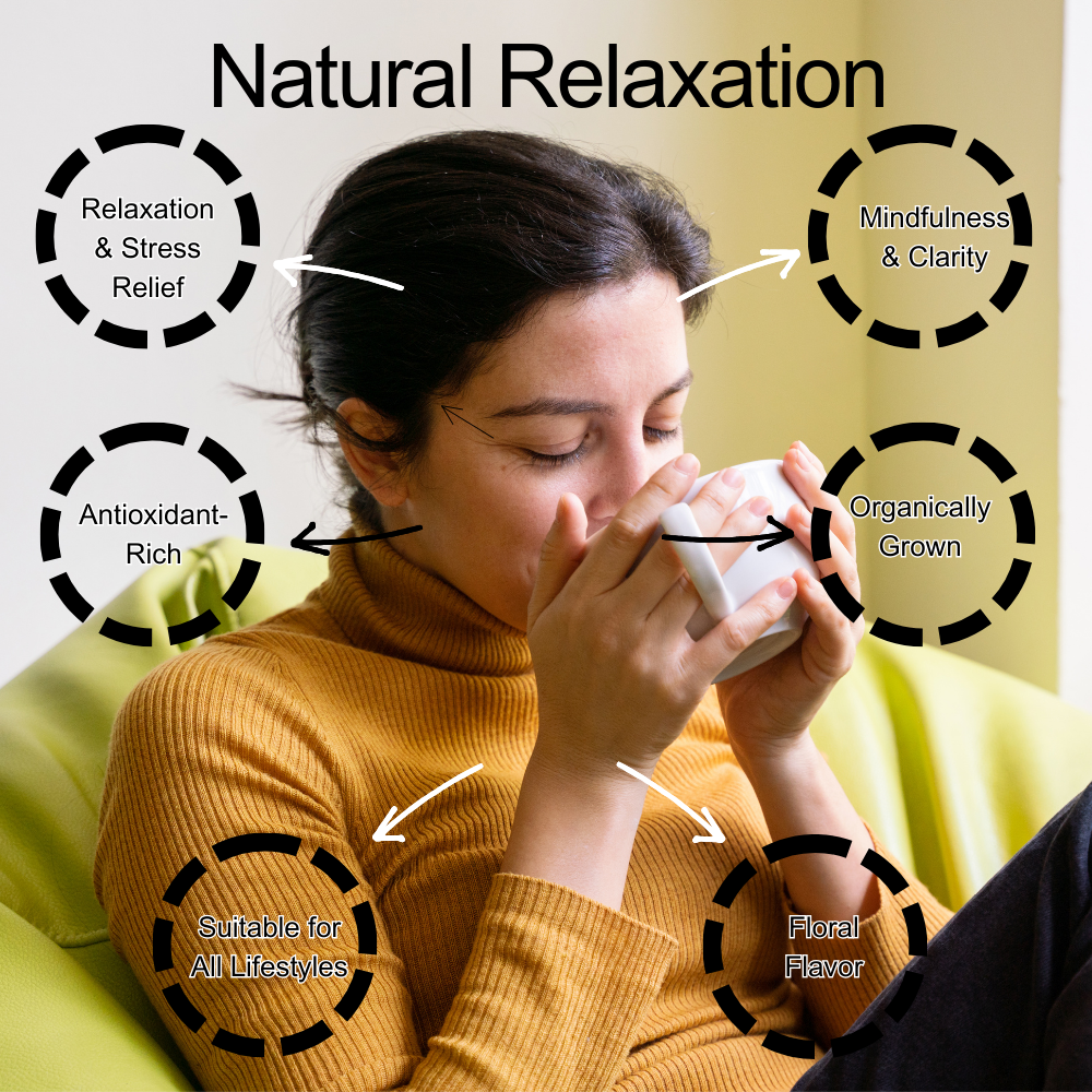 Altruistik 30g Organically Grown White Lotus Tea for Relaxation, Sleep, Anti-Inflammation