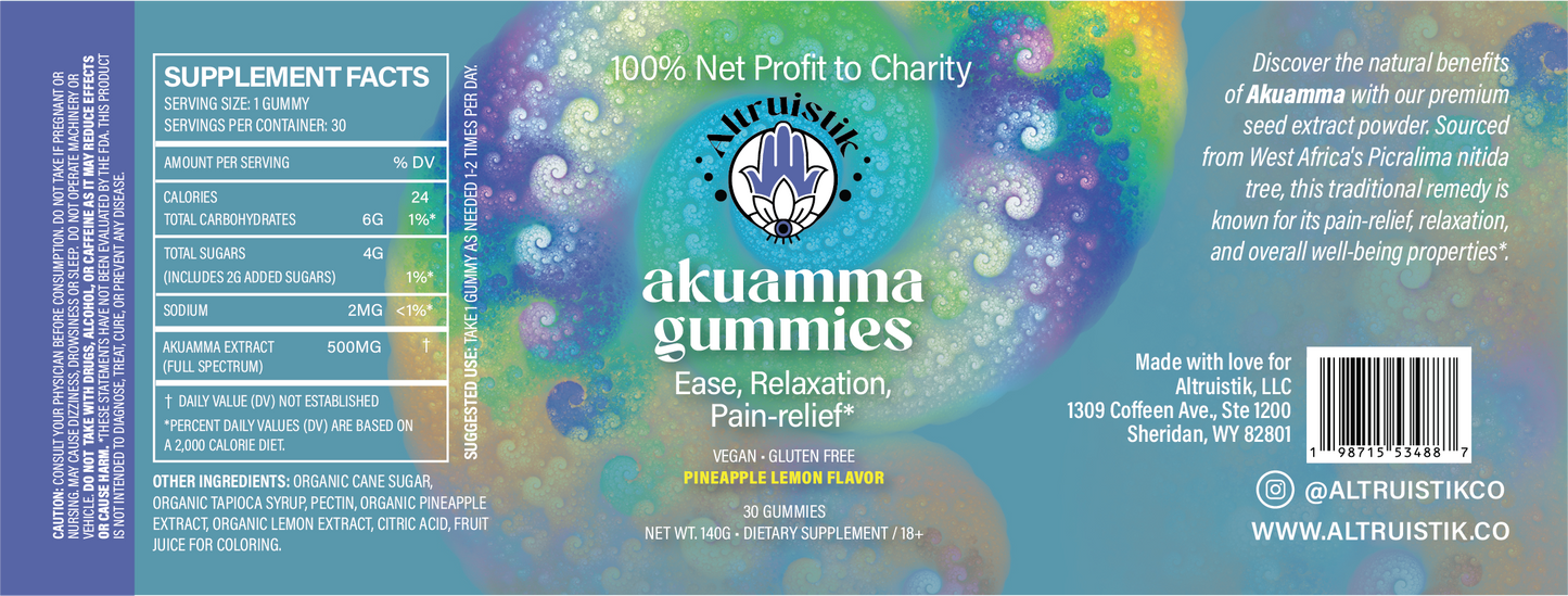 Altruistik™ 500mg Akuamma Gummies