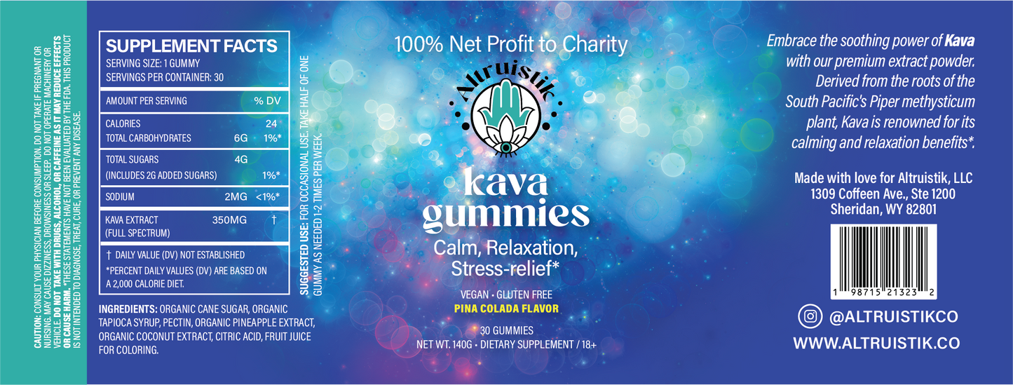 Altruistik™ 350mg Kava Gummies