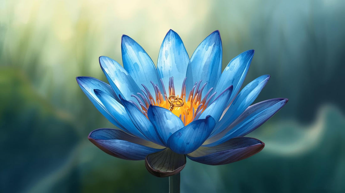 ☕ Reduce Anxiety Naturally: How Blue Lotus Calms Your Mind Without Sedation