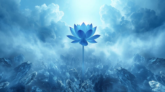  Blue Lotus flowers