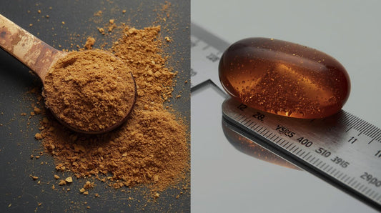 🌱 Kanna Dosage Guide: Gummies vs. Powder vs. Tinctures (Standardized Extract)