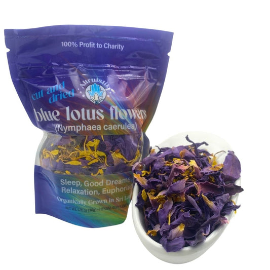 Organic Blue Lotus Flowers