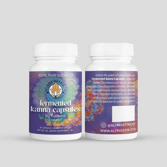 Altruistik™ 500mg Fermented Kanna Powder Capsules