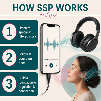 Safe and Sound Protocol (SSP) 1 yr Self-Guided Access – Science-Based Polyvagal Nervous System Reset