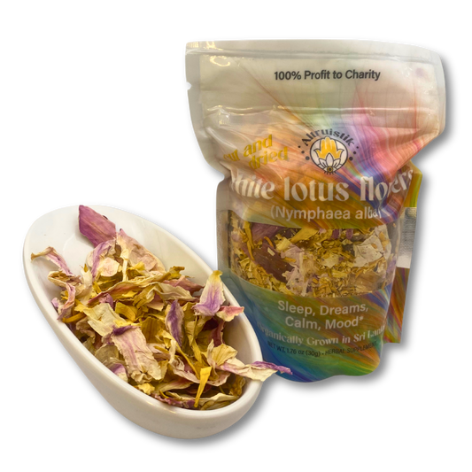 Altruistik 30g Organically Grown White Lotus Tea for Relaxation, Sleep, Anti-Inflammation