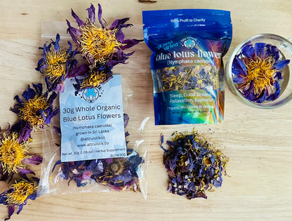 Altruistik™ Organic Blue Lotus Flowers - Natural Calming Herbal Tea
